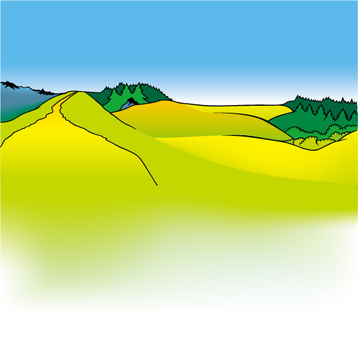free vector Moutain landscape